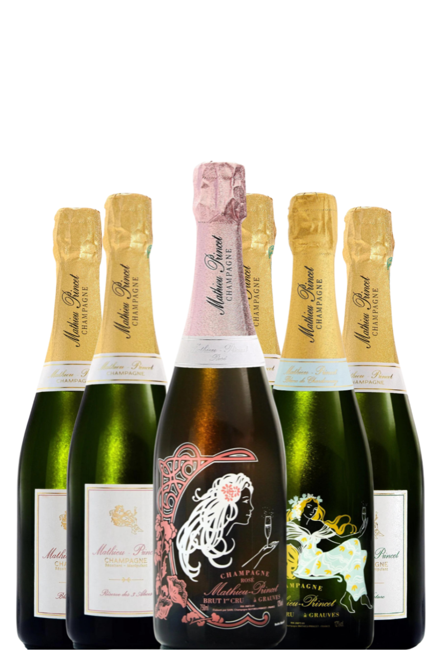 Caisse Découverte - Testez les six cuvées de la gamme Mathieu Princet